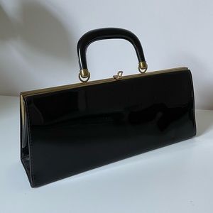 Vintage Patent Leather Box Purse